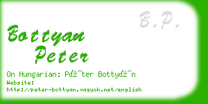 bottyan peter business card